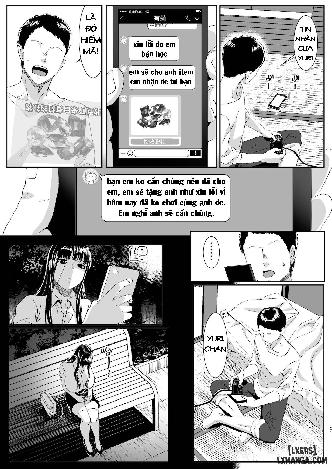 online-game-de-deatta-kanojo-ga-tsuyo-player-ni-netorareru-hanashi-oneshot-chap-1-31